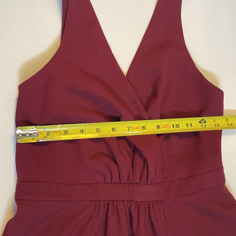 🆕 Park & Fifth “Gabriola” Burgundy Long Sleeveless Dress - Women’s Size 4 - Picture 10 of 12
